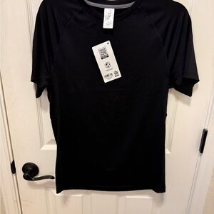 Black Short Sleeve Active Men's Tee